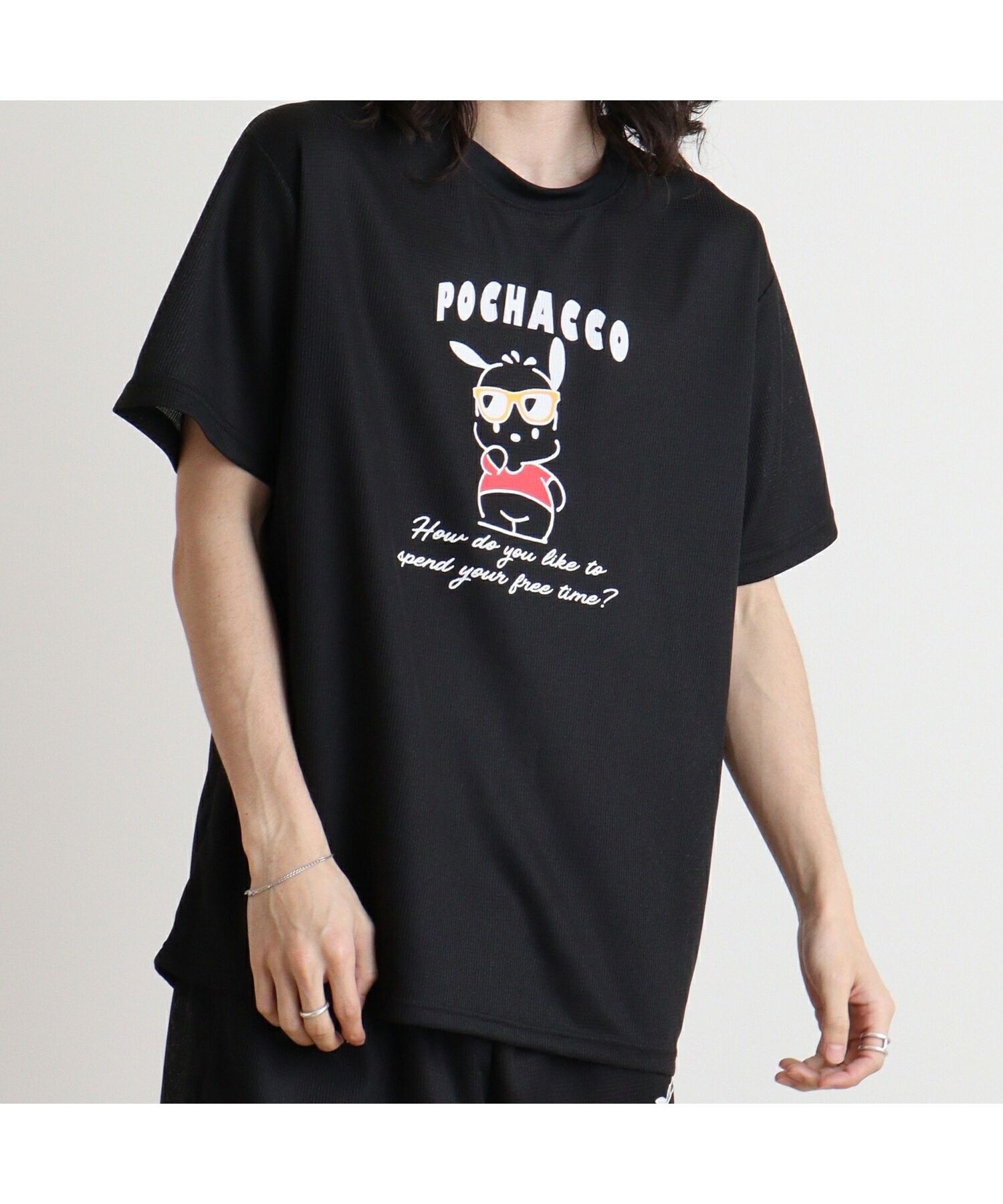 サンリオキャラクターズ/ポチャッコ Tシャツ ハーフパンツ 上下 セット プリント サンリオ キャ･･･