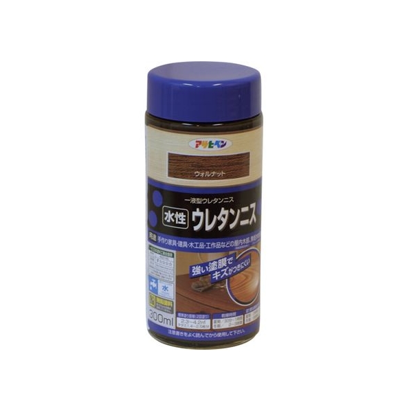 アサヒペン 水性ウレタンニス 300ML ウォルナット FC424HR-1245639