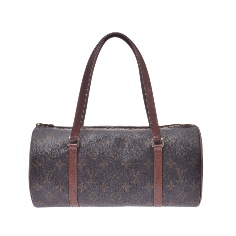 LOUIS VUITTON ルイヴィトン モノグラム パピヨンGM 旧型 ブラウン M51385 レディース モノグラムキャンバス ハンドバッグ Bランク 中古 