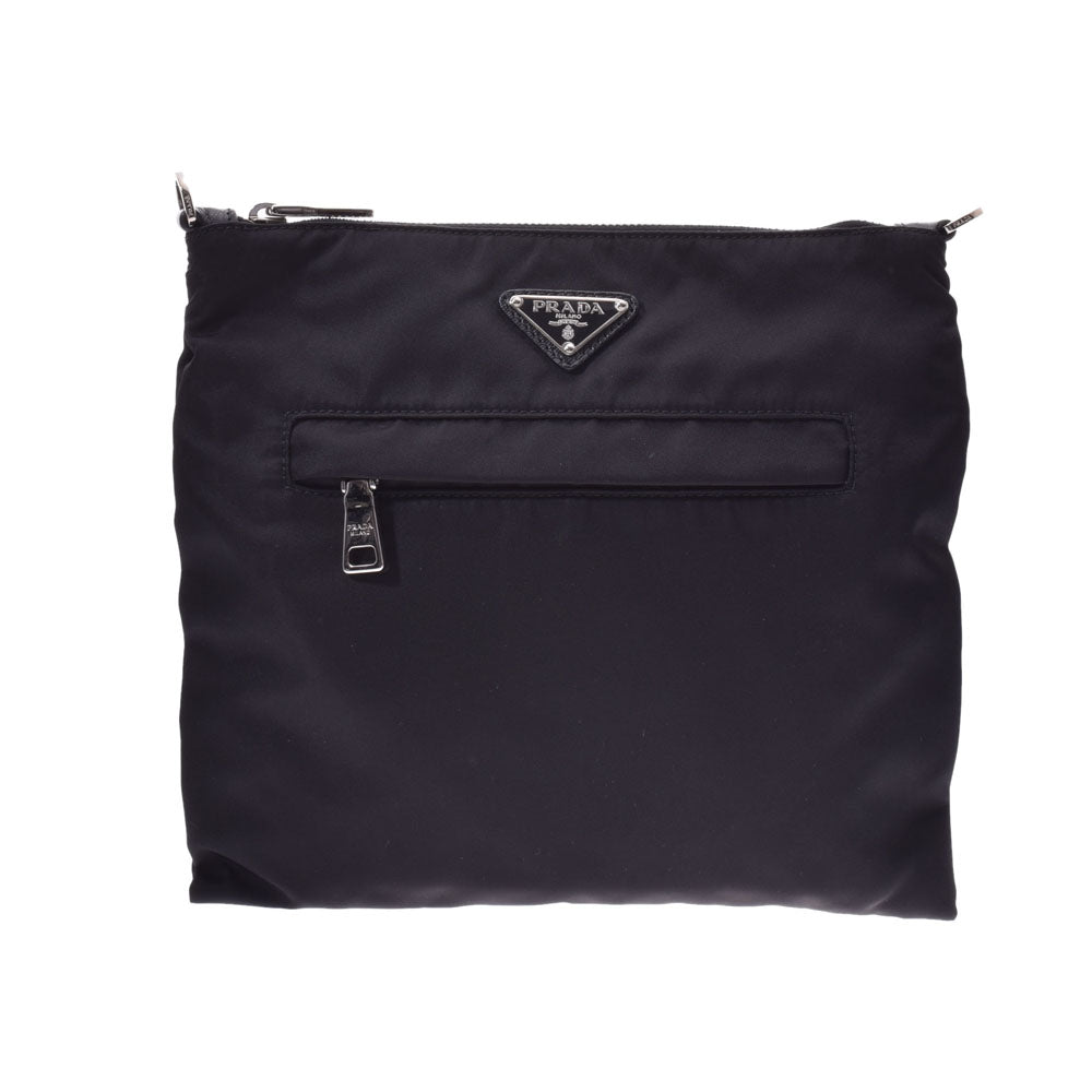 プラダ  黒 ユニセックス ナイロン ショルダーバッグ BT1023  PRADA 中古