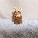 ハンドメイド　キューピー　レッサーパンダ