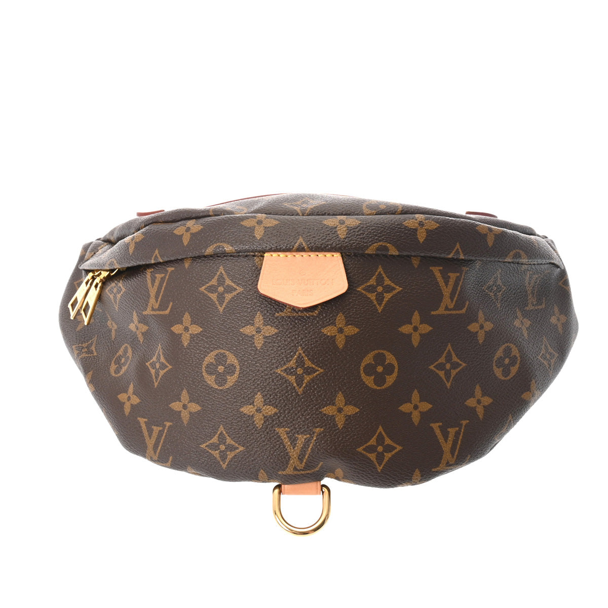 LOUIS VUITTON ルイヴィトン モノグラム バムバッグ ブラウン M43644 メンズ モノグラムキャンバス ボディバッグ Aランク 中古 