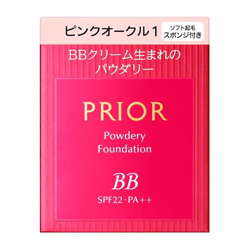 資生堂（SHISEIDO） プリオール ベースメーク 美つやBBパウダリー ピンクオークル1 （レフィル） 赤味よりでやや明るめ (10g)