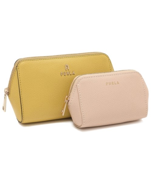 フルラ ポーチ カメリア セット イエロー ベージュ レディース FURLA WE00453 ARE000 2658S