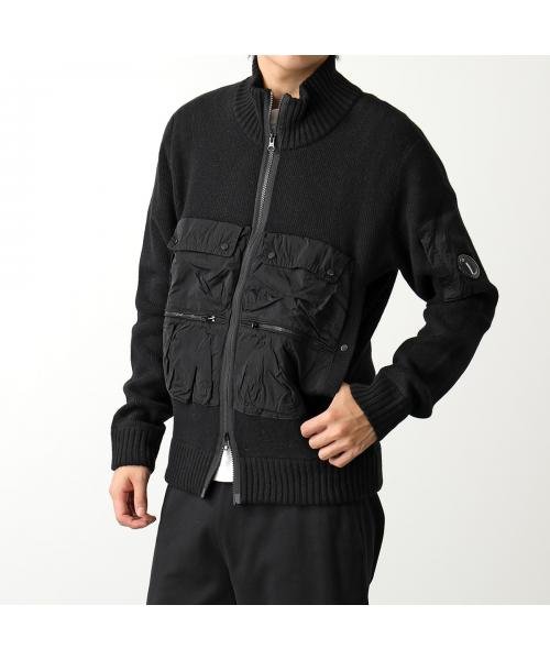 C.P.COMPANY ジャケット Lambswool Mixed Utility Zipped Knit