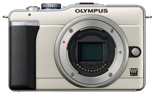 OLYMPUS ミラーレス一眼 PEN E-PL1ボディ シャンパンゴールド E-PL1 BODY GLD【中古品】