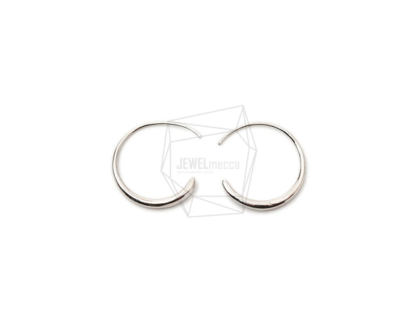 ERG-1680-R【2個入り】ラウンドイヤーフック,Round Ear Hook/18mm x 18mm