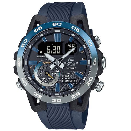 カシオ ECB-40YNP-1AJF EDIFICE Nighttime Drive Series ワールドタイム 10気圧防水 モバイルリンク機能