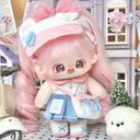 5点セット 20cm 着せ替えぬいぐる服 ぬいぐるみ用服コスチューム スイートハートバニー ピンク 着せ替え人形洋服 日常服人形ミニ洋服 綿人形衣装 ドールウェア アクセサリー