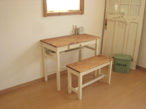 wide drawer DESK ＆ BENCH