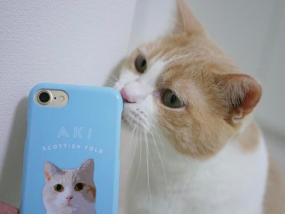 飼い猫の写真で作る うちの子スマホケース│ネコ