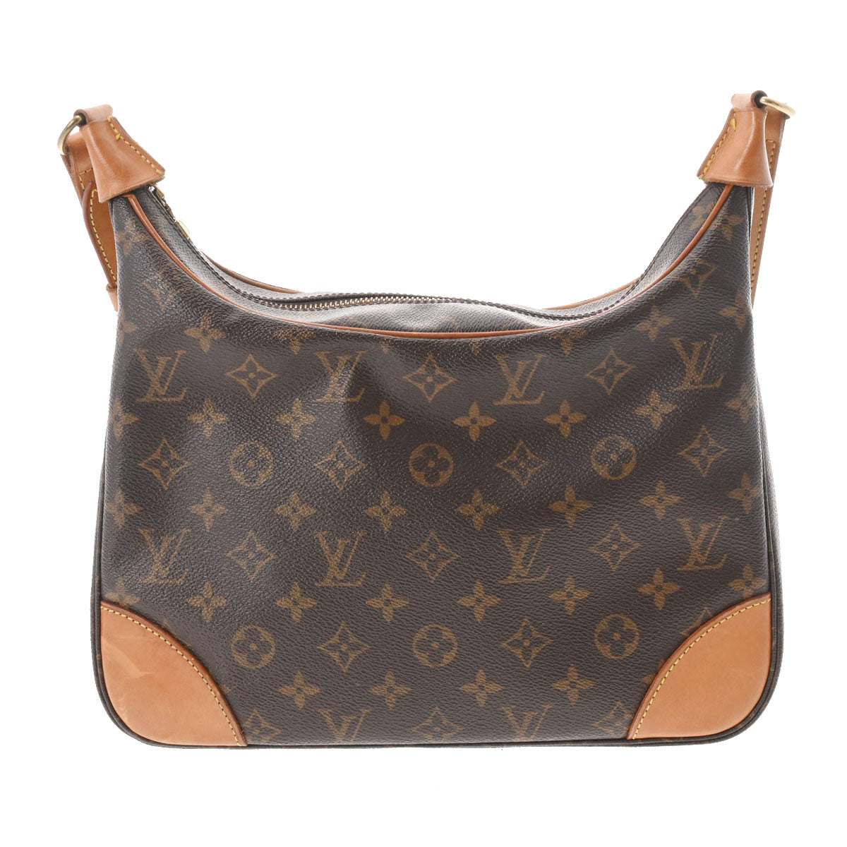 LOUIS VUITTON ルイヴィトン モノグラム ブローニュ30 ブラウン M51265 レディース モノグラムキャンバス ショルダーバッグ Bランク 中古 