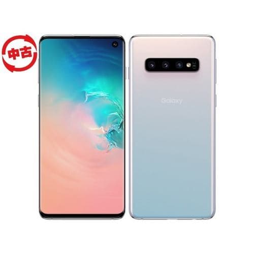 【中古】Samsung Galaxy S10 SM-G973C SIMフリープリズムホワイト Galaxy S10 プリズムホワイト