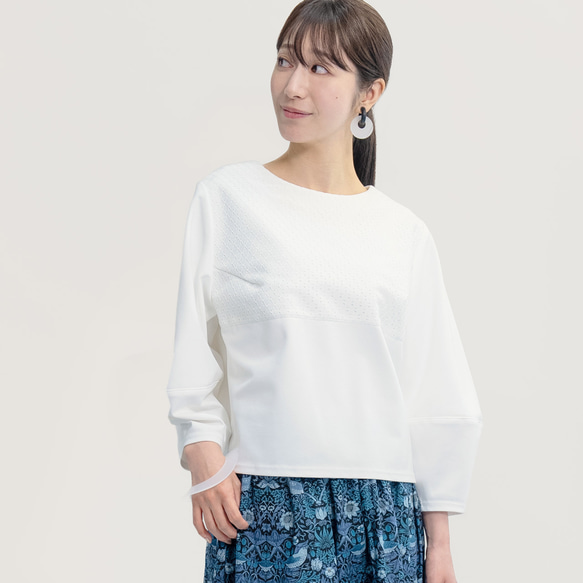 カジュアルOKなフォーマル ブラウス単品 オフ白 ●SHANNON-SNOW-BLOUSE●