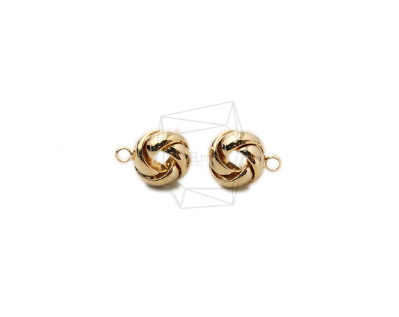 ERG-1395-G【2個入り】フープピアス/Hoop Post Earrings/10mm X 12mm