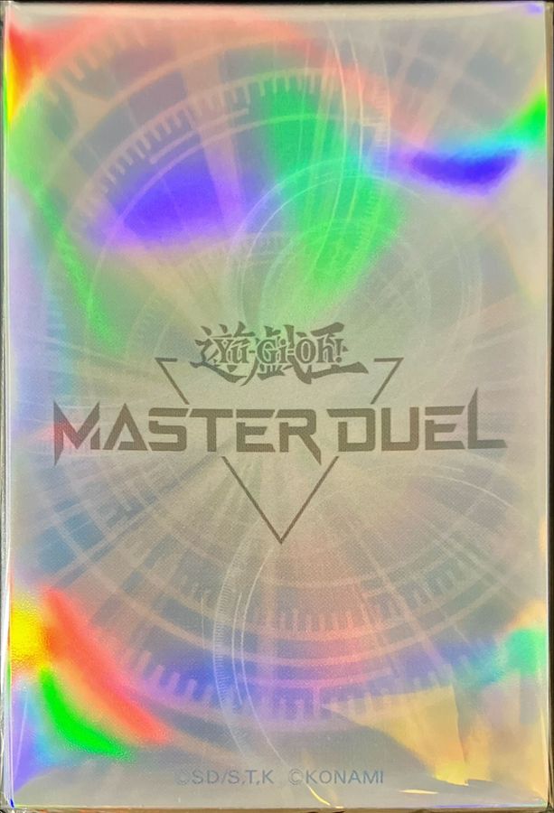 スリーブ『MASTERDUELホワイト(特製ケース、当選通知書付)』100枚入り【-】{-}《スリーブ》