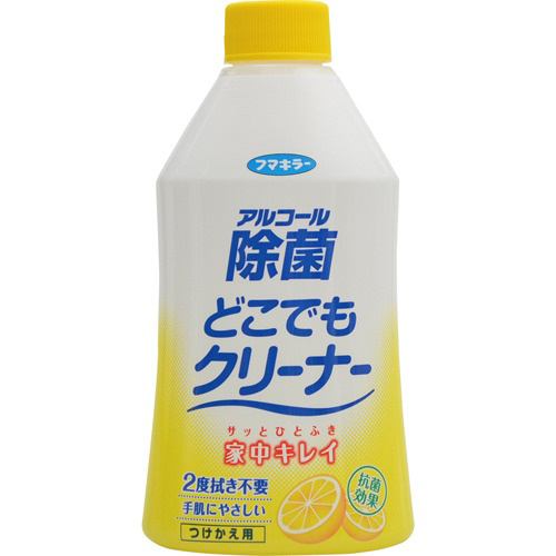 フマキラー アルコール除菌どこでもクリーナー つけかえ用 300ml 除菌スプレー 【日用消耗品】