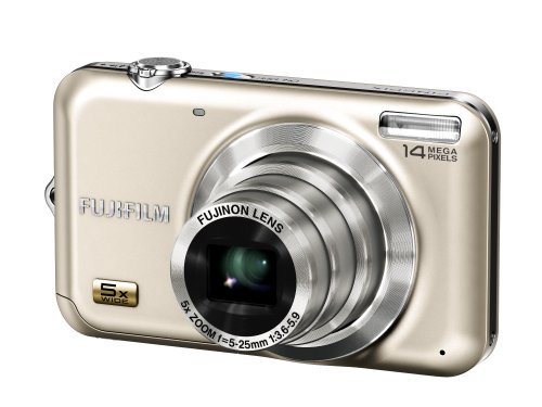 FUJIFILM FinePix デジタルカメラ JX280 シャンパンゴールド F FX-JX280G 1410万画素 光学5倍ズーム 広角28mm 【!中古品!】