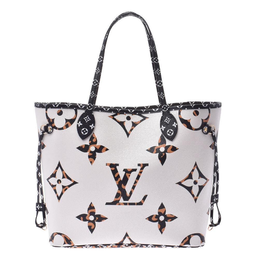 LOUIS VUITTON ルイヴィトン モノグラムジャングル ネヴァーフルMM アイボリー M44716 ユニセックス トートバッグ 未使用 