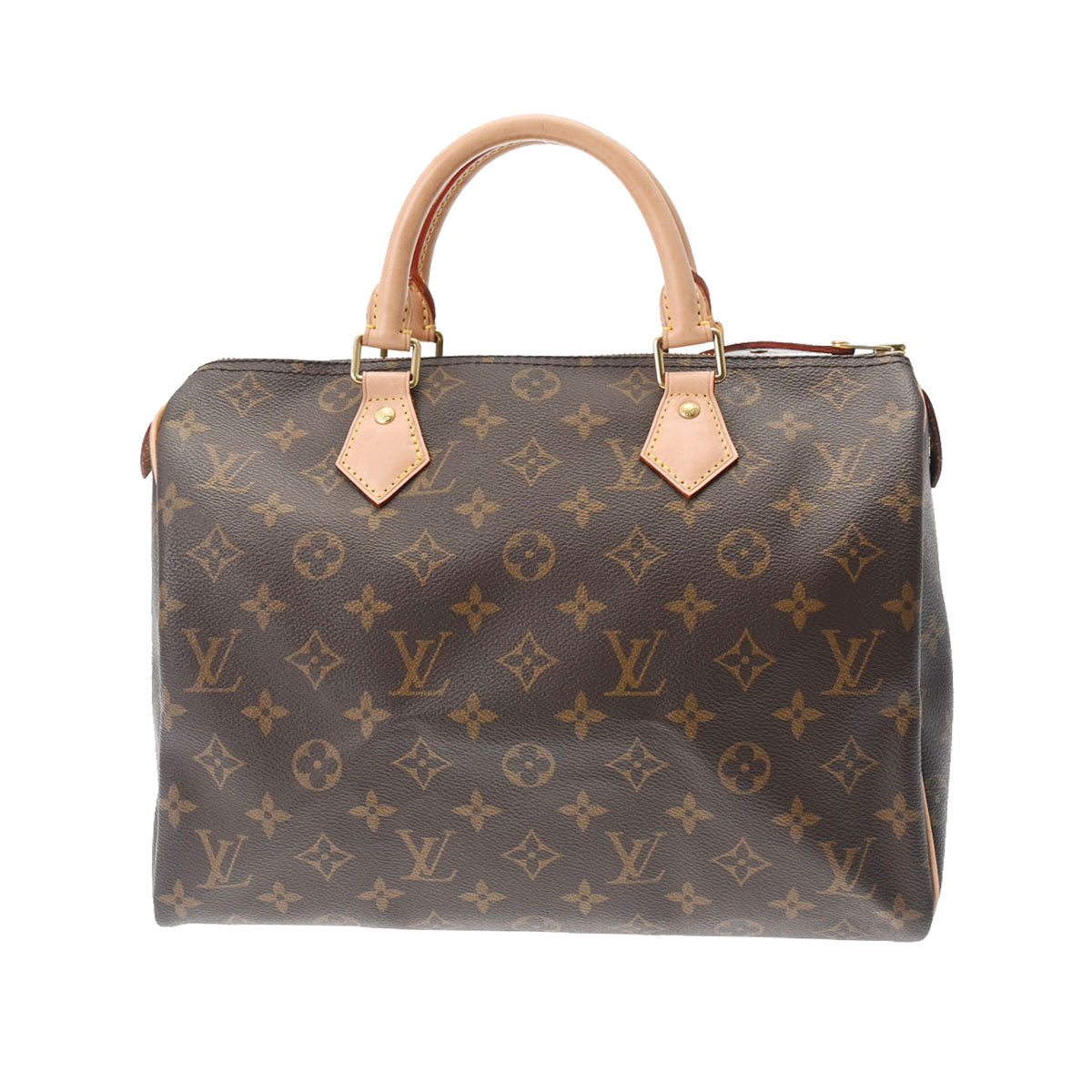 LOUIS VUITTON ルイヴィトン モノグラム スピーディ30 ブラウン M41108 レディース モノグラムキャンバス ハンドバッグ Aランク 中古 