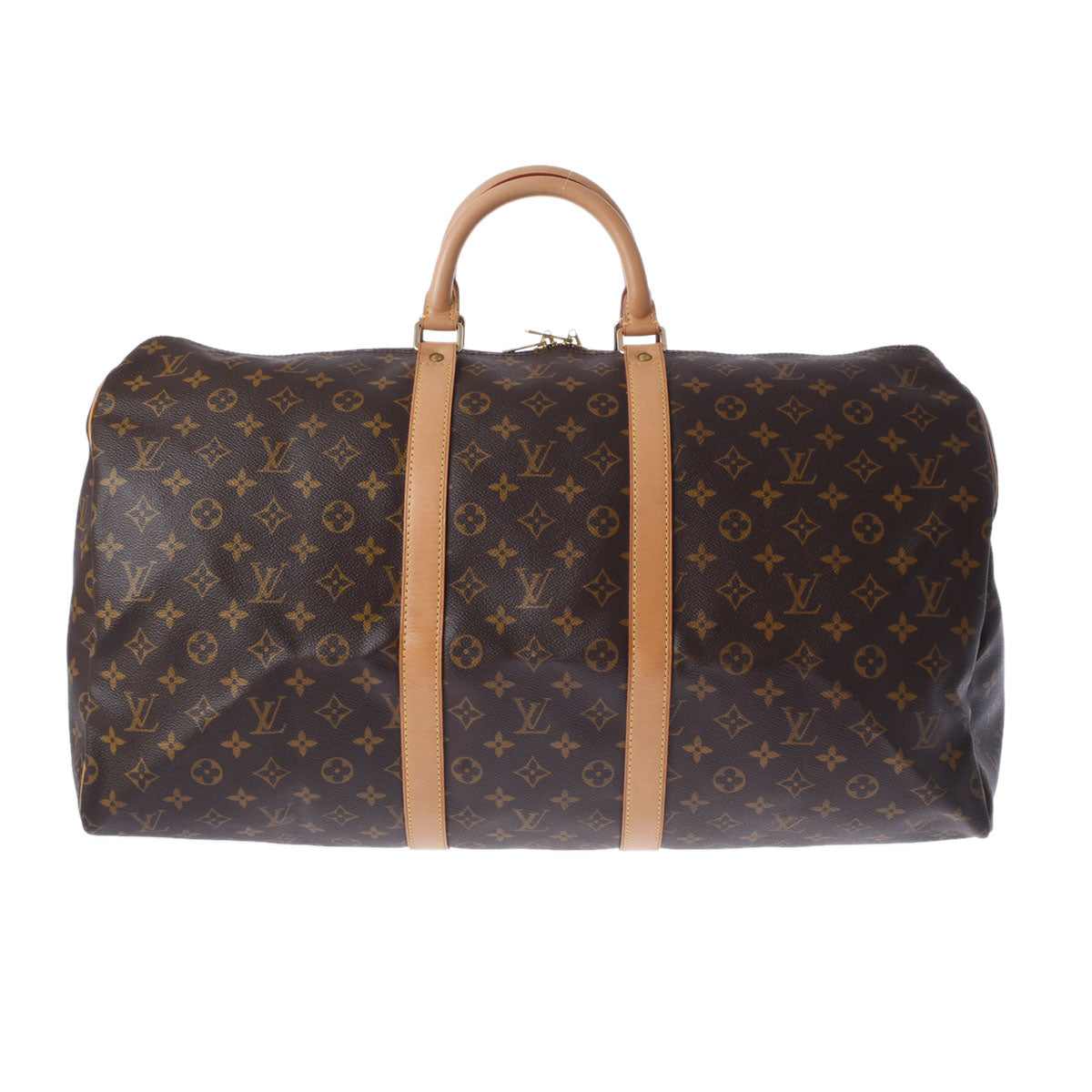 LOUIS VUITTON ルイヴィトン モノグラム キーポル 55 ブラウン M41424 ユニセックス モノグラムキャンバス ボストンバッグ ABランク 中古 