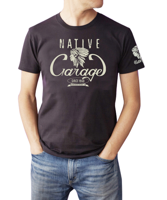 Native Garage ☆ネイティブ ガレージ  半袖Tシャツ　XS-XXXLサイズまであり