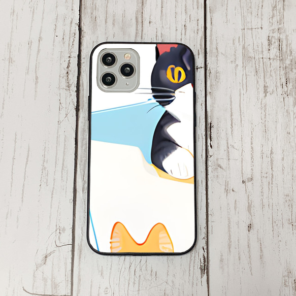 iphoneケース3-1-11 iphone 強化ガラス ねこ・猫・ネコ 箱2 かわいい アイフォン iface