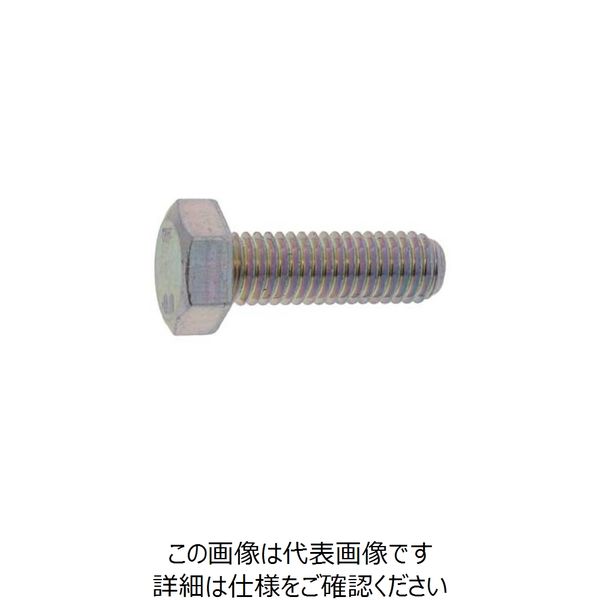 SUNCO 三価ホワイト 六角ボルト 全ネジ 左ネジ 16X70 （20本入） 259-2553（直送品）