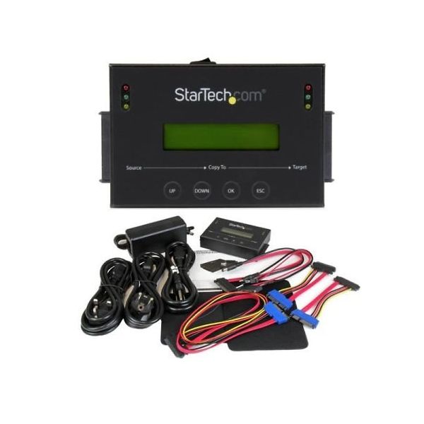 スタンドアローン2.5/3.5インチSATA HDD/SSD対応デュプリケーター&イレーサー SATDUP11IMG 1個（直送品）