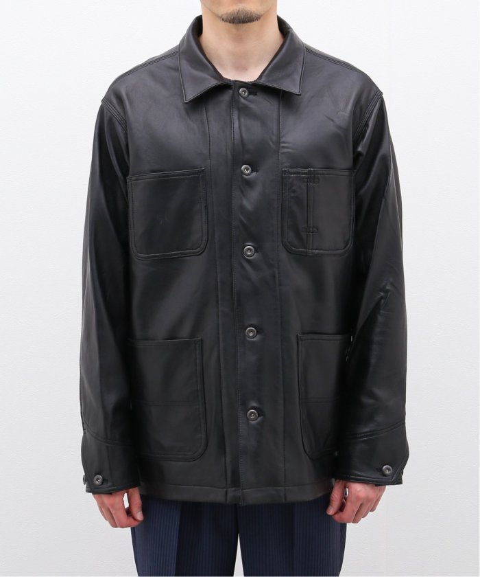 エディフィス/【Schott / ショット】LAMB LEATHER COVERALL JACKET