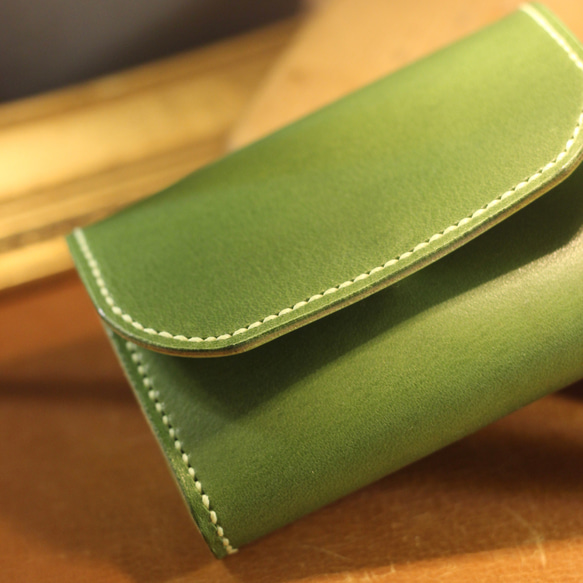 C&C WALLET : GROWTH GREEN / カードとコインがしまえるコンパクトな財布