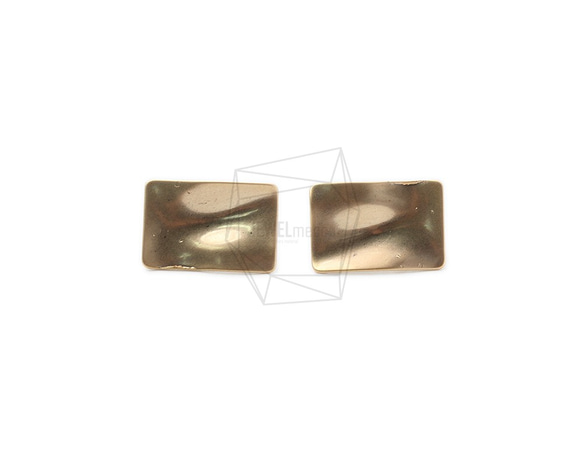 ERG-991-MG【2個入り】スクエアピアス,Square Post Earrings/12mm X 18mm