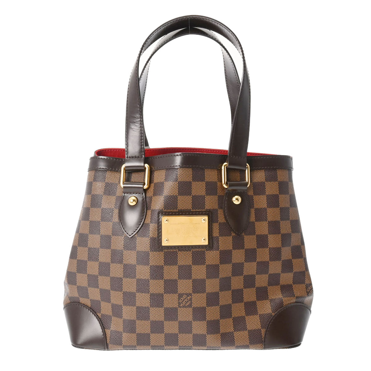 LOUIS VUITTON ルイヴィトン ダミエ ハムステッド PM ブラウン N51205 レディース ダミエキャンバス ハンドバッグ Aランク 中古 