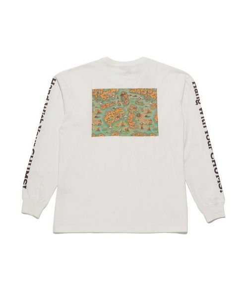 チャムス/Oversized Map L/S T－Shirt (オーバーサイズド マップ L/S ･･･