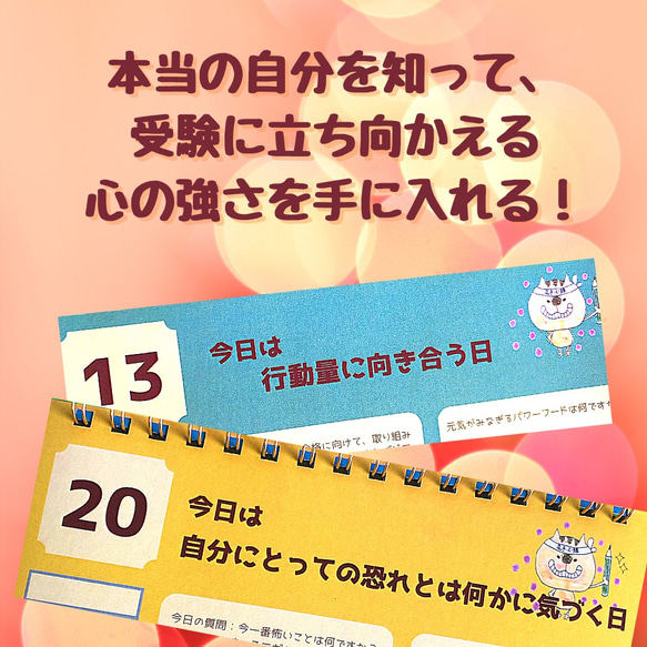 受験　日めくり　カレンダー　サクラサク