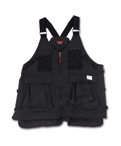 NANGA ナンガ ベスト アウター タキビ リップトップ フィールド メンズ アウトドア TAKIBI RIPSTOP FIELD VEST ブラック ベー