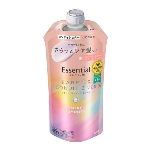 花王 エッセンシャルプレミアムバリア コンディショナー シルキー つめかえ 340ml