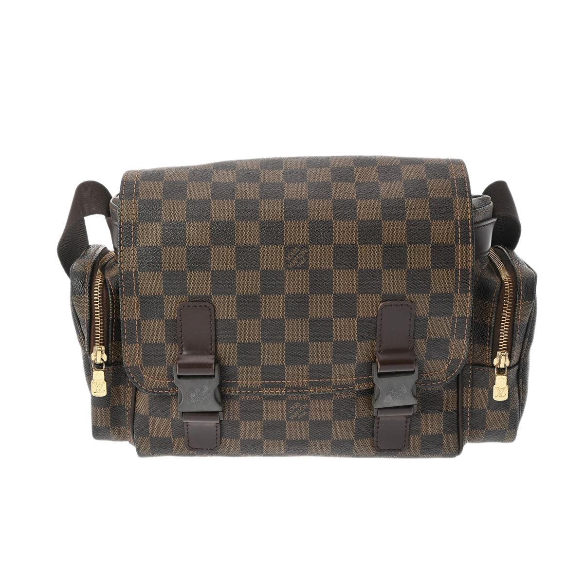 LOUIS VUITTON ルイヴィトン ダミエ リポーター メルヴィール ブラウン N51126 ユニセックス ダミエキャンバス ショルダーバッグ Bランク 中古 