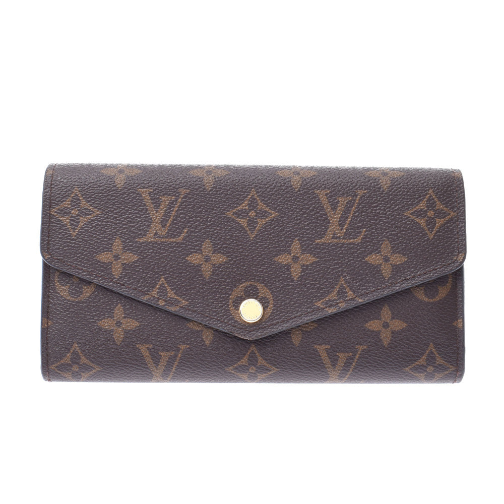 LOUIS VUITTON ルイヴィトン モノグラム ポルトフォイユ サラ ブラウン M60531  ユニセックス モノグラムキャンバス 長財布 Bランク 中古 