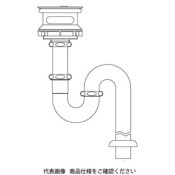 LIXIL ユーティリティユニット用排水Sトラップ SFー21SAM SF-21SAM 1個（直送品）