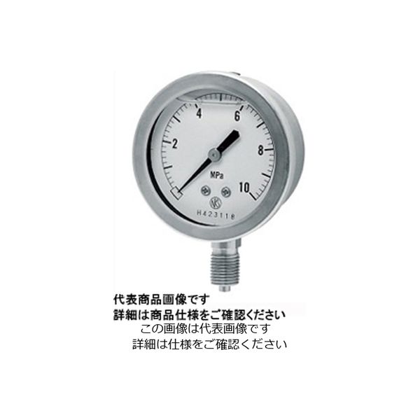 長野計器 グリセン入り圧力計 GV-50-173-10.0MP 1セット(2個)（直送品）