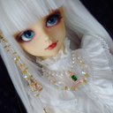 SALE■2連パールネックレス エメラルド ■ SD～SDGr Boyドールサイズ