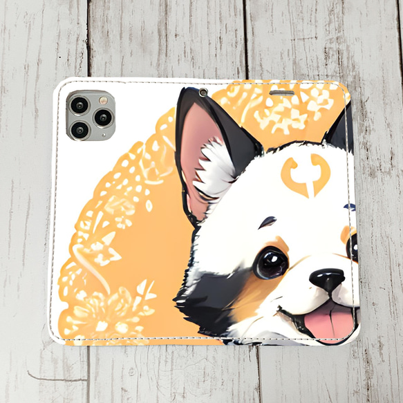 iphoneケース2-1-20 iphone 手帳 犬・イヌ・ワンちゃん 箱12 かわいい アイフォン iface