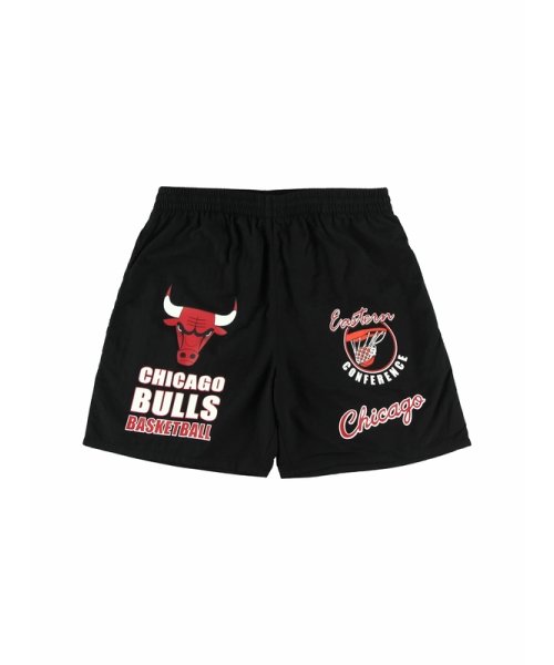 ブルズ マルチヒット ナイロン ショーツ ヴィンテージロゴ NBA MULTI HIT NYLON SHORTS VINTAGE LOGO BULLS