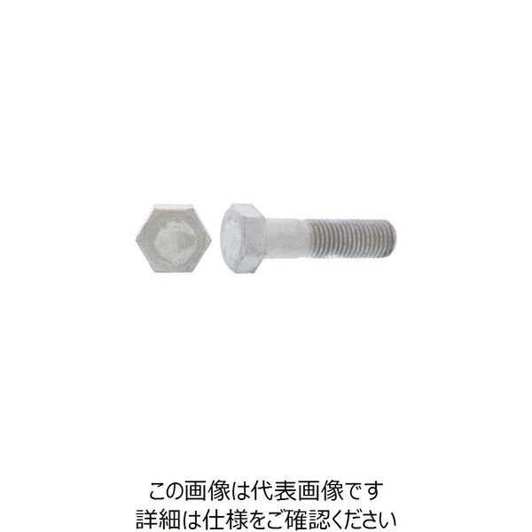 SUNCO ステン 六角ボルト 半ネジ 輸入品 10×55 （100本入） B0-02-U010-0100-0550-00 253-2495（直送品）