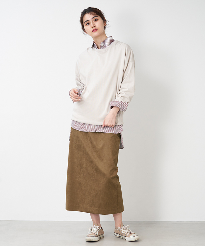 マイカアンドディール/suede tihgt skirt