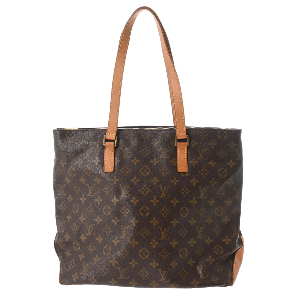 LOUIS VUITTON ルイヴィトン モノグラム カバメゾ ブラウン M51151 レディース モノグラムキャンバス トートバッグ Bランク 中古 