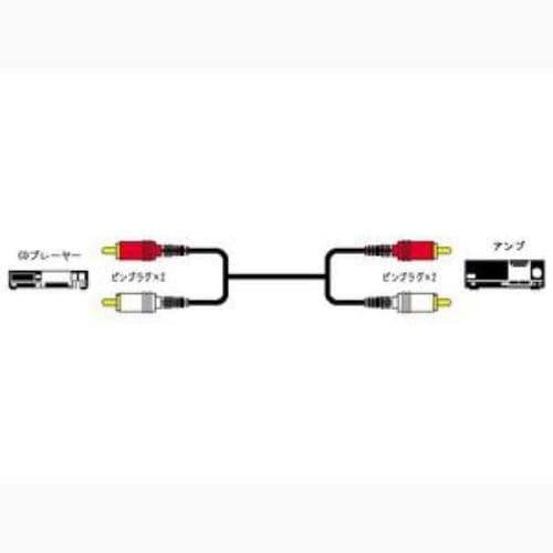 ビクター ピンプラグ(×2)⇔ピンプラグ（×2） 3.0m CN-182G