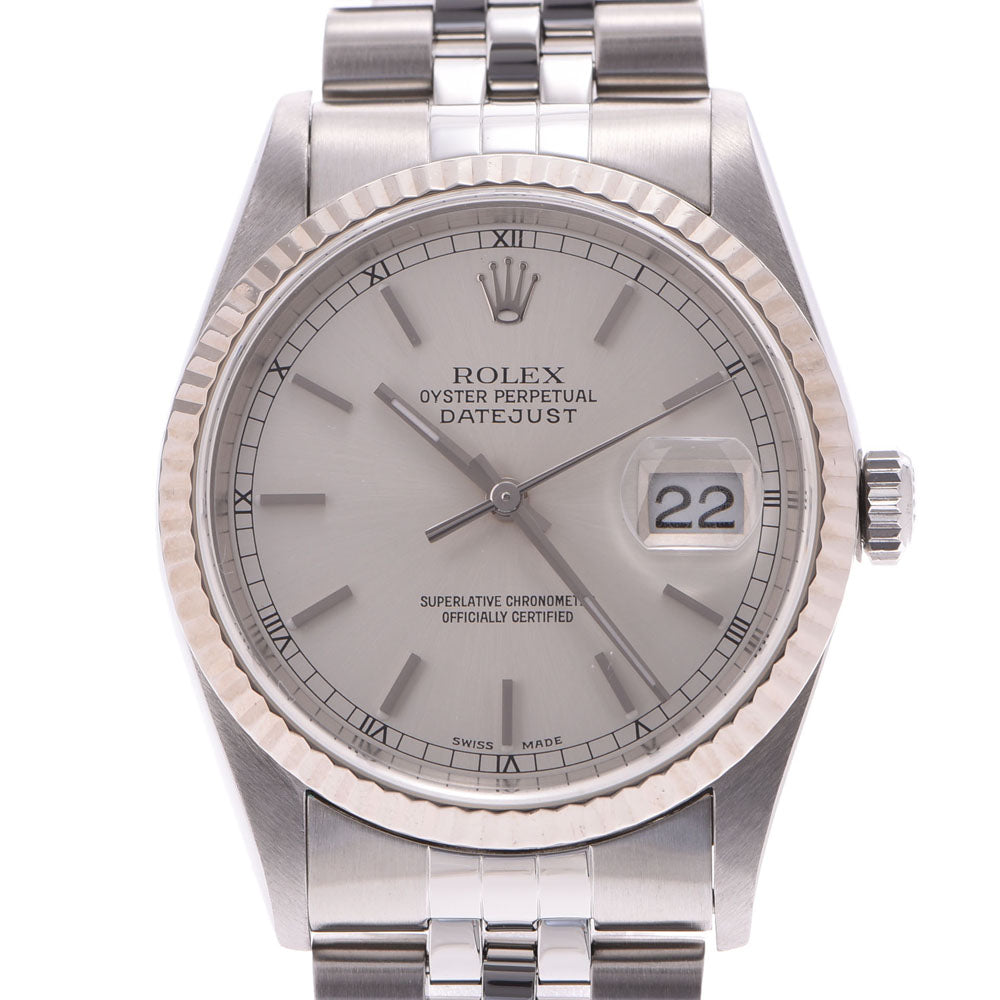 【2025年の人気アイテム】 ROLEX ロレックスデイトジャスト  ボーイズ SS 腕時計 16234  中古