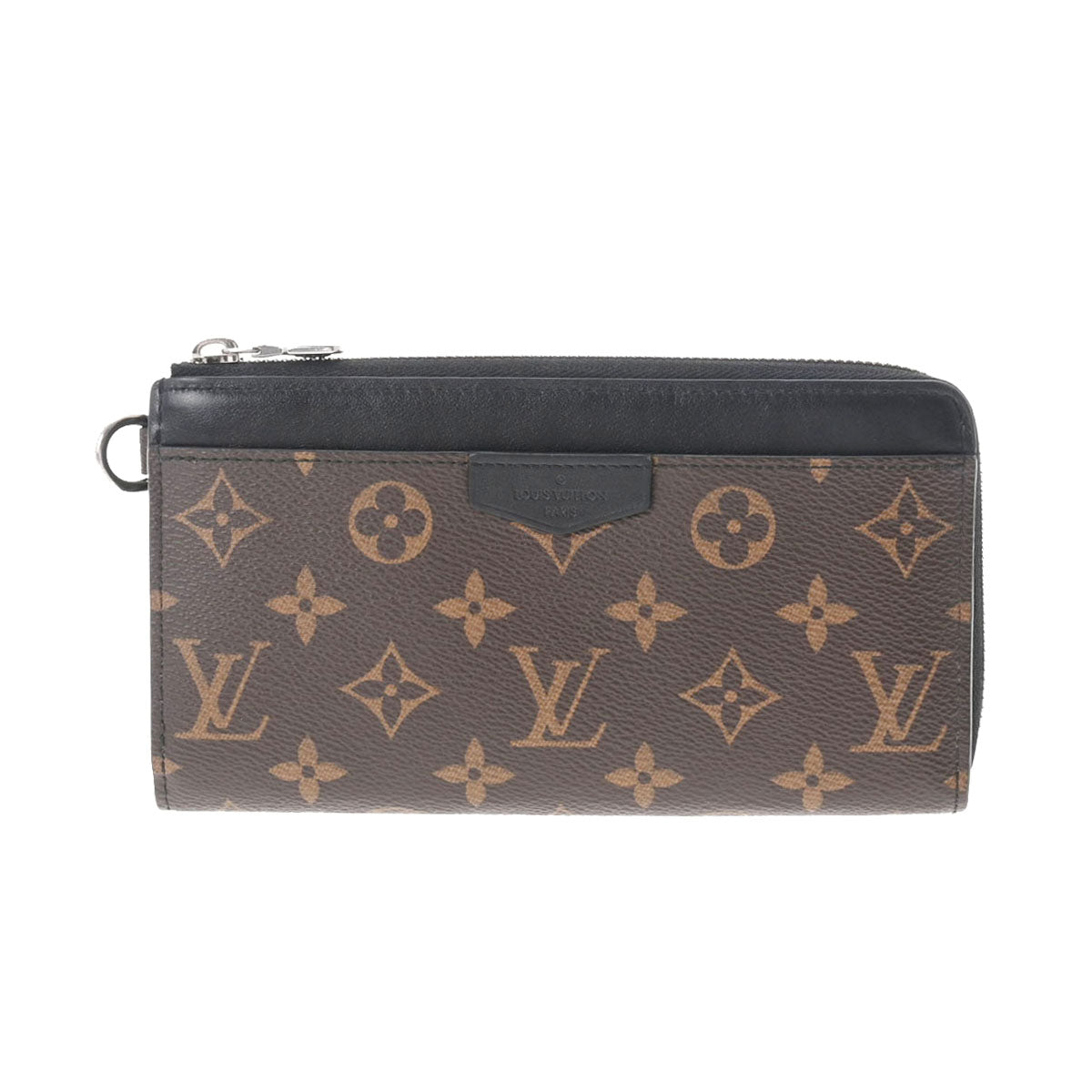 LOUIS VUITTON ルイヴィトン マカサー ジッピードラゴンヌ ブラウン/黒 M69407 メンズ モノグラムキャンバス 長財布 Aランク 中古 